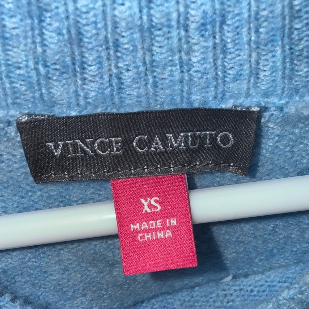 Vince Camuto Blue Knit Sweater - Picture 2 of 5